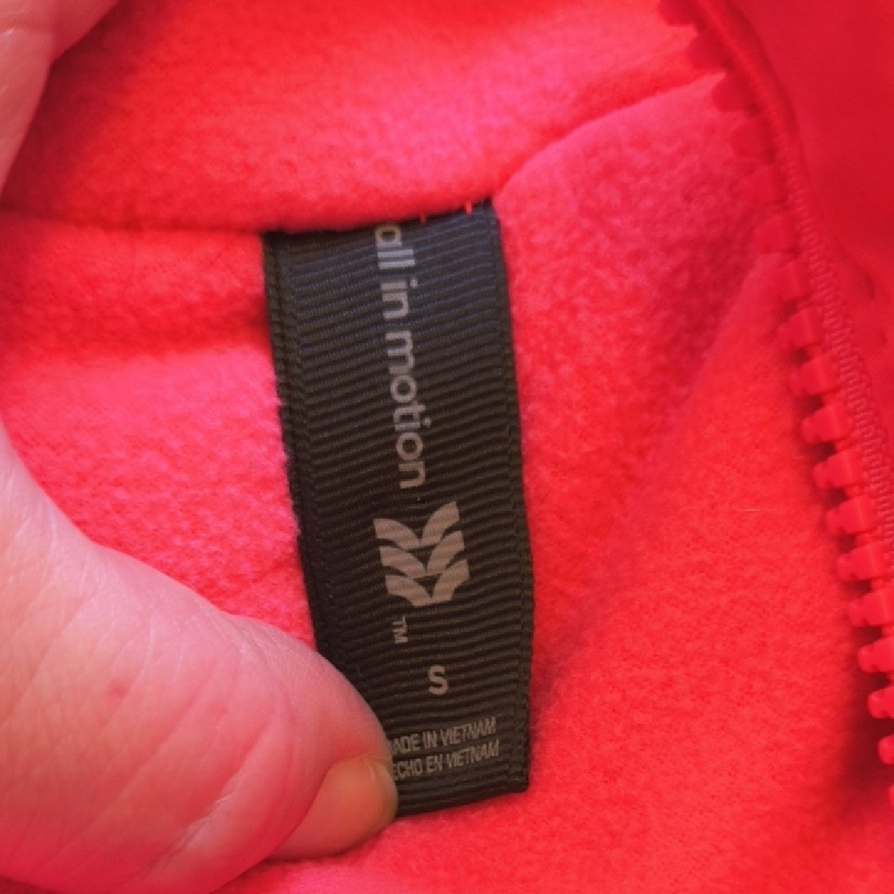 All in Motion Bright Pink Fleece Jacket - Picture 2 of 6